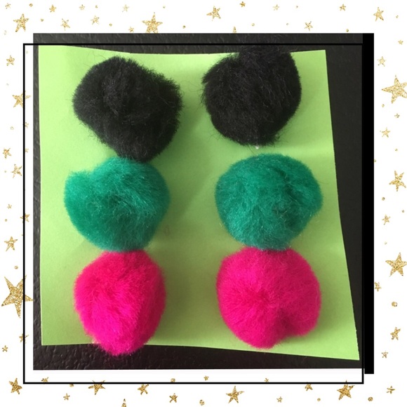 Urban Outfitters Jewelry - 🔵NEED GONE! Pom Pom earrings