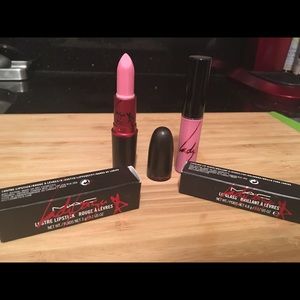 MAC Viva Glam Gaga Lipstick & Lipglass BNIB