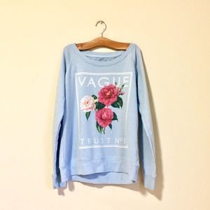 Baby blue sweater