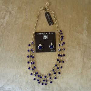 Anne Klein necklace & earrings