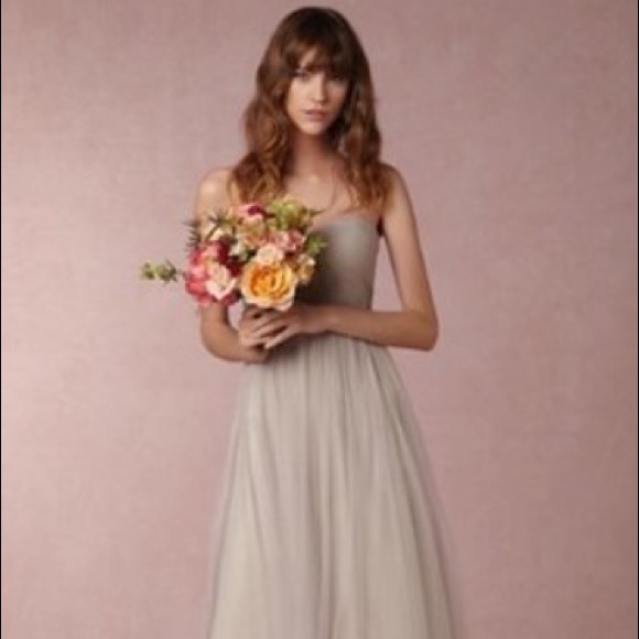Jenny Yoo Mist Gray Annabelle bridesmaid dress - Picture 1 of 5