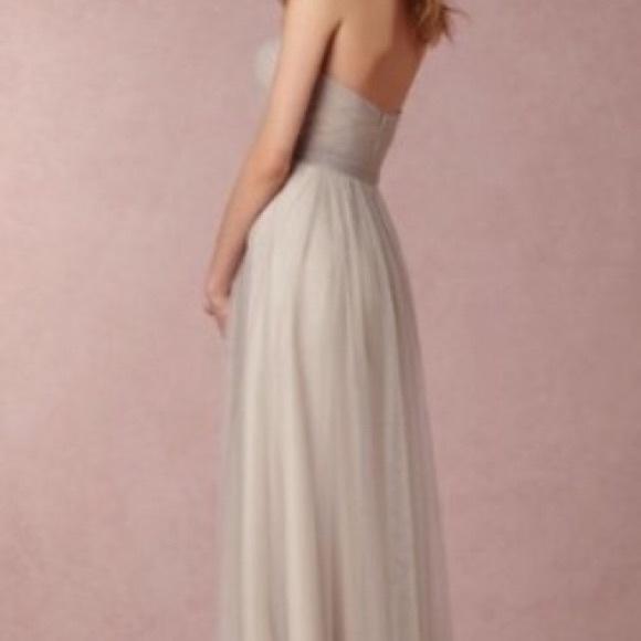 Jenny Yoo Mist Gray Annabelle bridesmaid dress - Picture 2 of 5