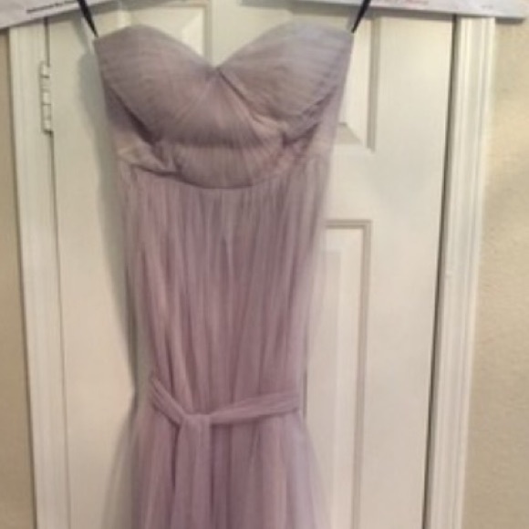 Jenny Yoo Mist Gray Annabelle bridesmaid dress - Picture 4 of 5