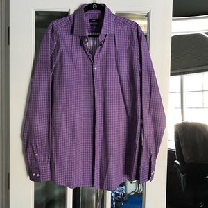 Men's Hugo boss Slimfit button down in purple