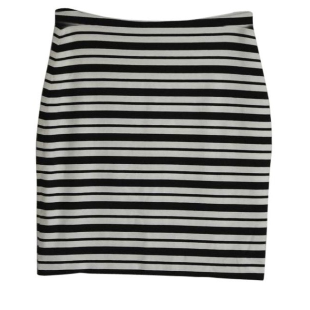 TORN BY RONNY KOBO striped bodycon skirt