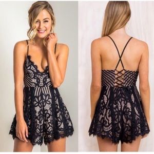 Lace romper
