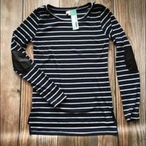Pixley (stitch fix) striped knit Greenwich top