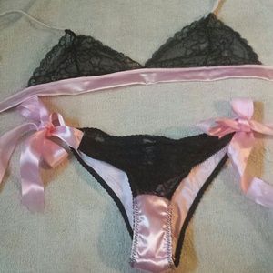 Sexy bra and panty set fits sizes m/L