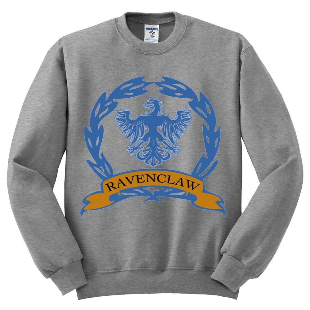 Harry Potter Ravenclaw Grey Unisex Sweatshirt