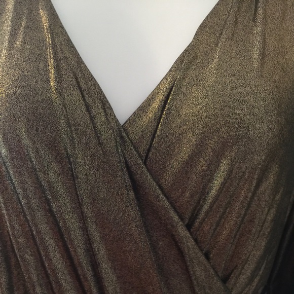 ✨SOLD✨Thalia Sodi Metallic Cocktail Dress - Picture 4 of 4