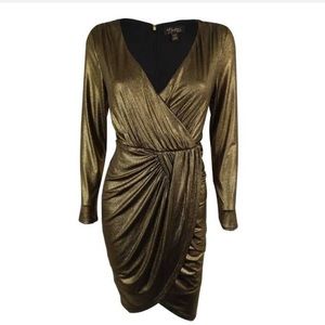✨SOLD✨Thalia Sodi Metallic Cocktail Dress