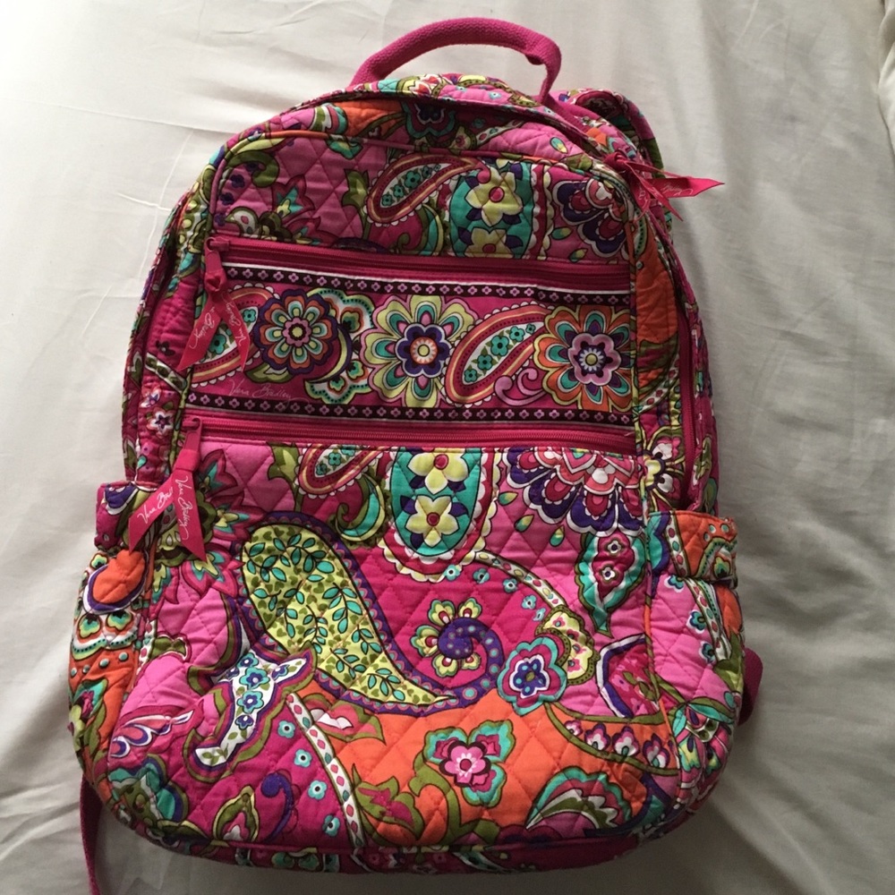 Pink Vera Bradley Backpack Like New