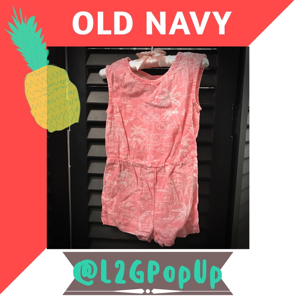 Old Navy Baby Girl Palm Tree Romper