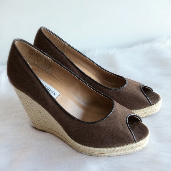 Steve Madden Shoes - Steve Madden Peep-Toe Wedge