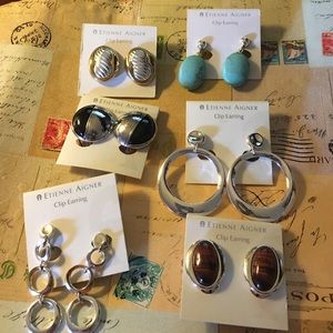 Etienne Aigner clip earrings Lot ( lot1 )