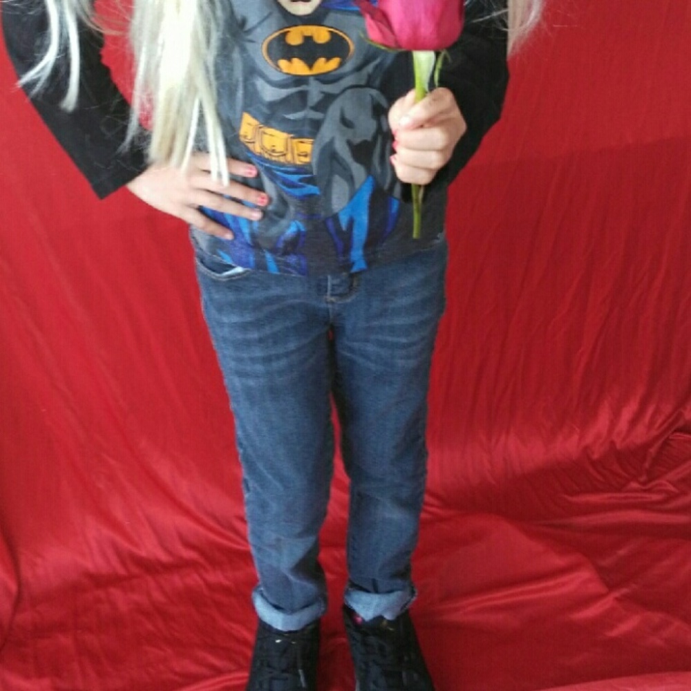 DKNY girls skinny blue jeans pants size 10