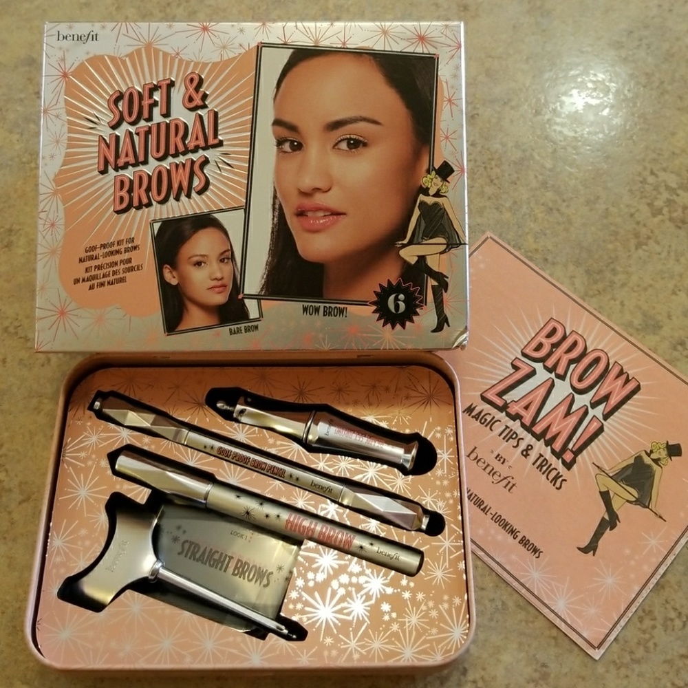 Benefits Soft & Natural Brows Kit (#6) NIB