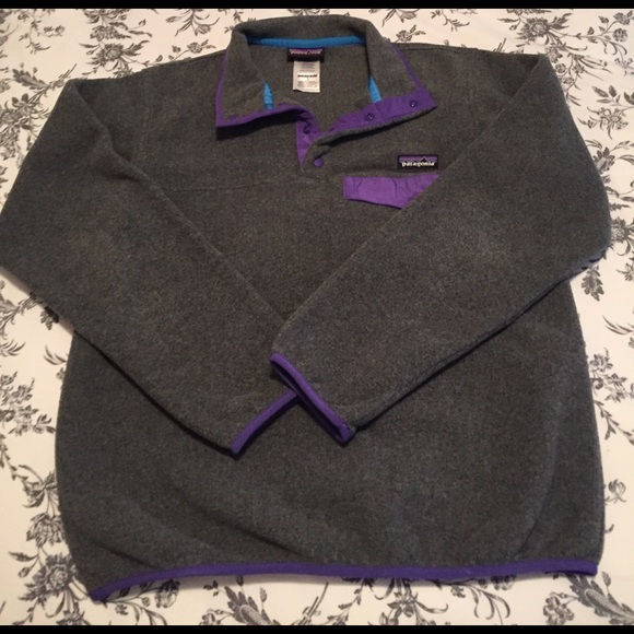 Patagonia Other - Grey & Purple Button Up Patagonia