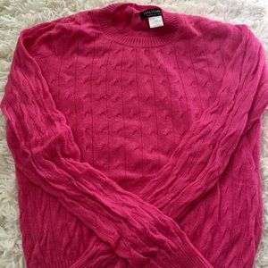 Pink cashmere sweater