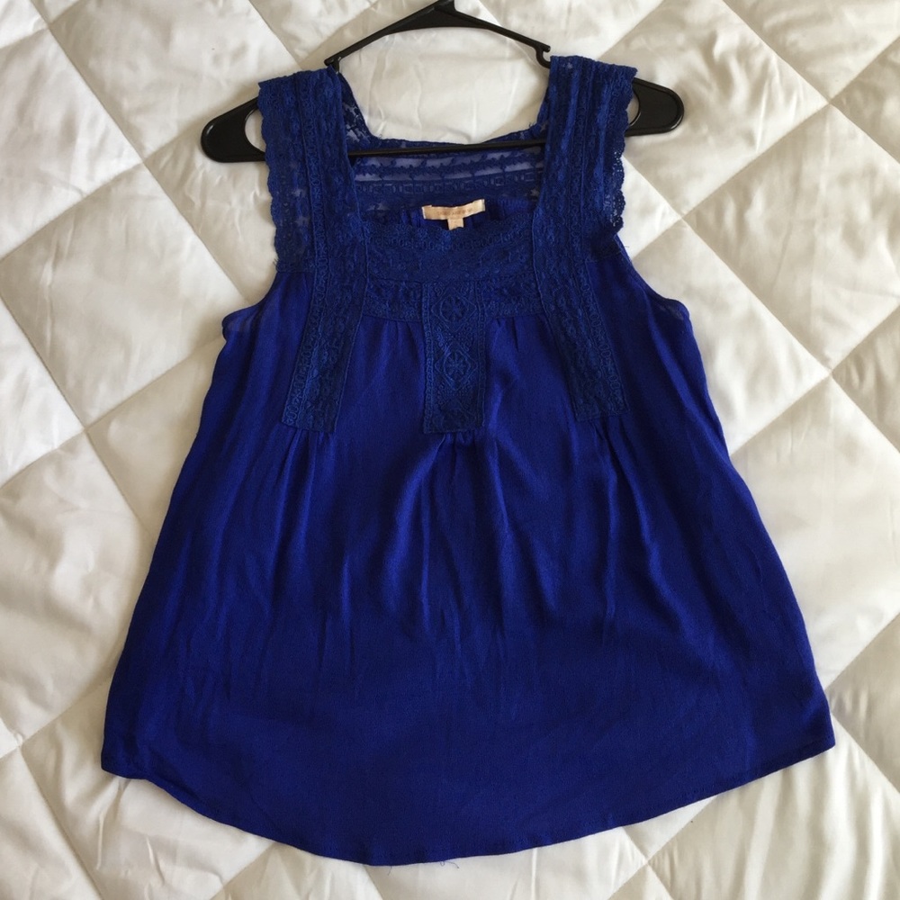 ✨LAST CHANCE✨ 💙 Cobalt Blue Babydoll Blouse 💙