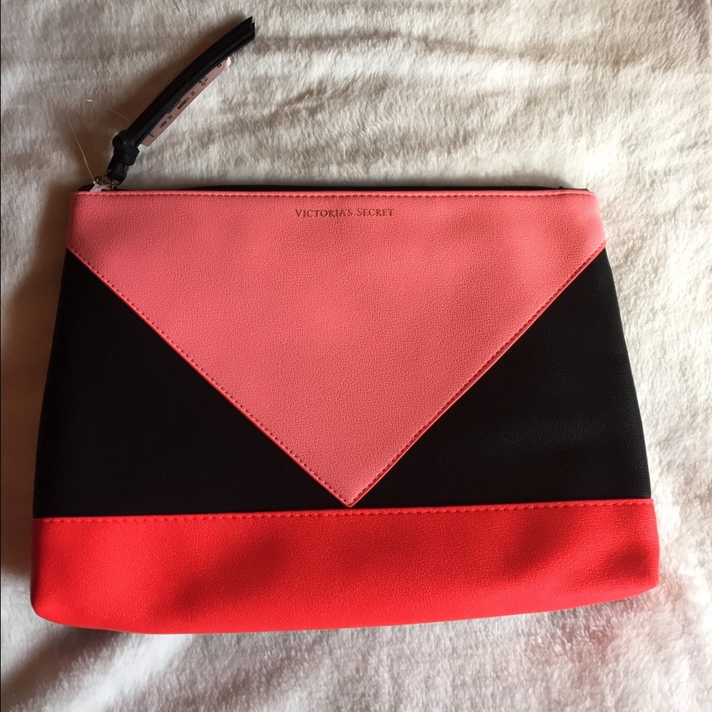💖Victoria's Secret 3in1 Tri-Color Cosmetic BagNEW - Picture 2 of 3