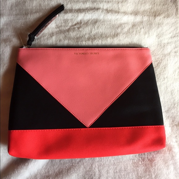 💖Victoria's Secret 3in1 Tri-Color Cosmetic BagNEW - Picture 2 of 3
