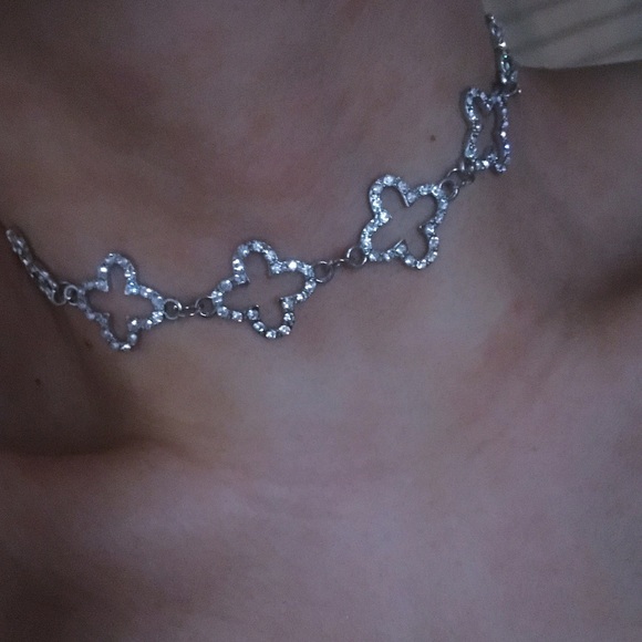 Rhinestone Choker - Picture 2 of 6