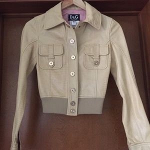 D & G leather jacket (authentic)