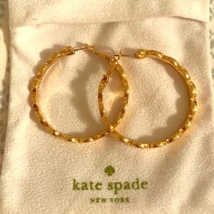 Kate Spade Scallop Gold Hoop Earring