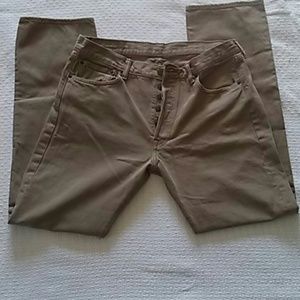 EUC Mens Levi's Tan 501 34?32