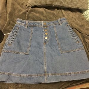 Free people Jean skirt