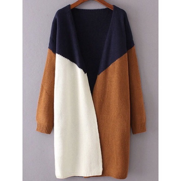 SheIn Sweaters - Navy ColorBlock cardigan, OS, NWOT, SO CUTE!