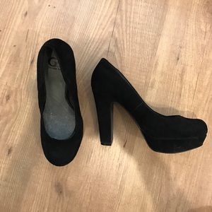 Gianni Bini black, platform pumps, worn once