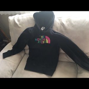 Colorful North Face hoodie NWOT