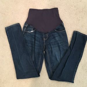 Full panel skinny maternity jeans