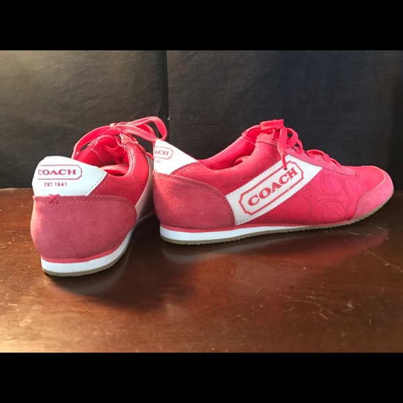 Coach Shoes - Pink Coach sneakers!