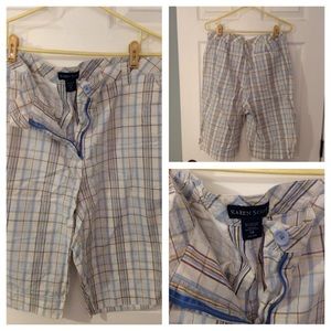 Karen Scott Plaid Knee Length Women's Shorts