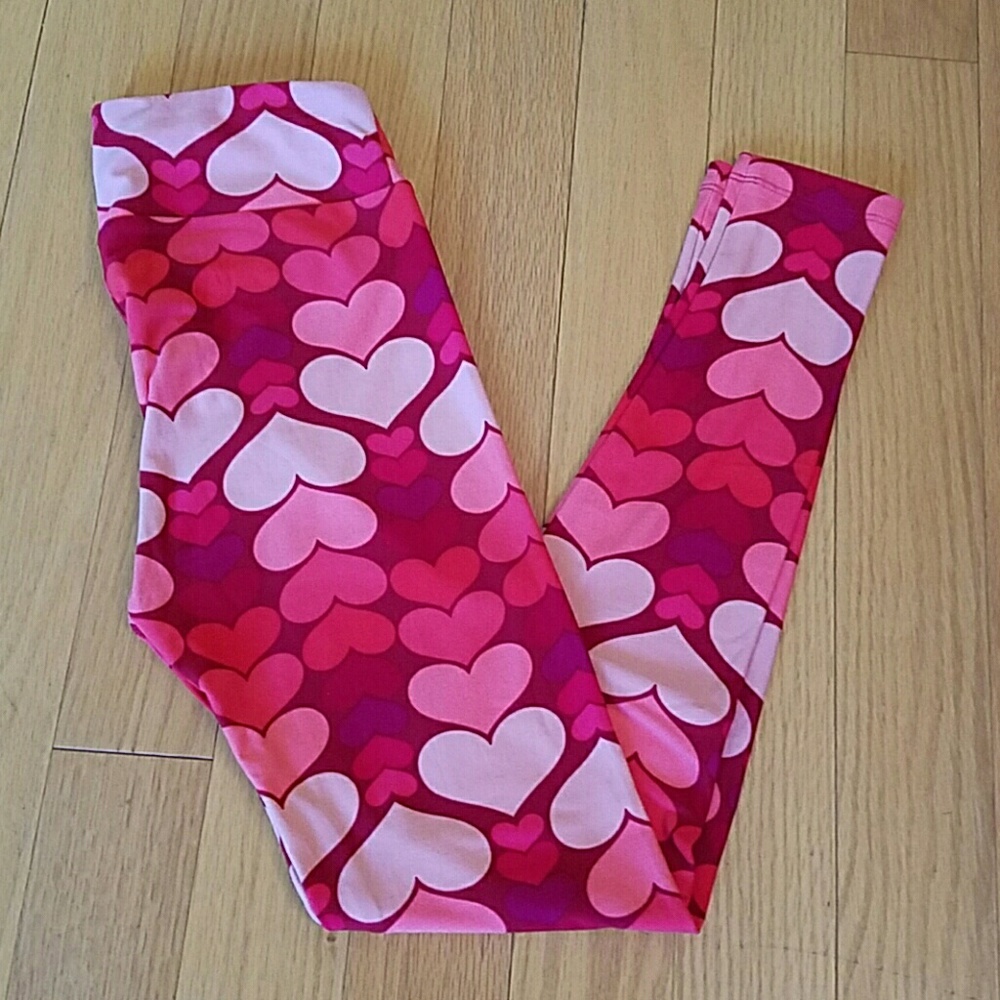 Lularoe leggings os hearts