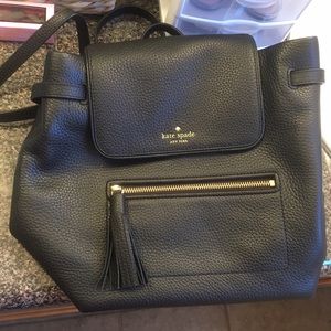 Kate spade leather backpack