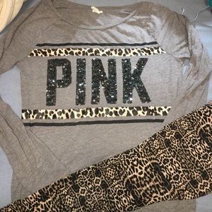 Pink long sleeves