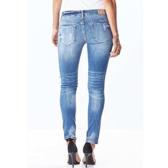 Destroyed Mid-Rise Denim - Picture 4 of 6