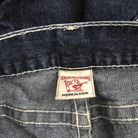 TRUE RELIGION Bobby Big T デニム 30x33 TRUE RELIGION Jeans Bobby Big T Blue Denim 36 X 33 Lightly