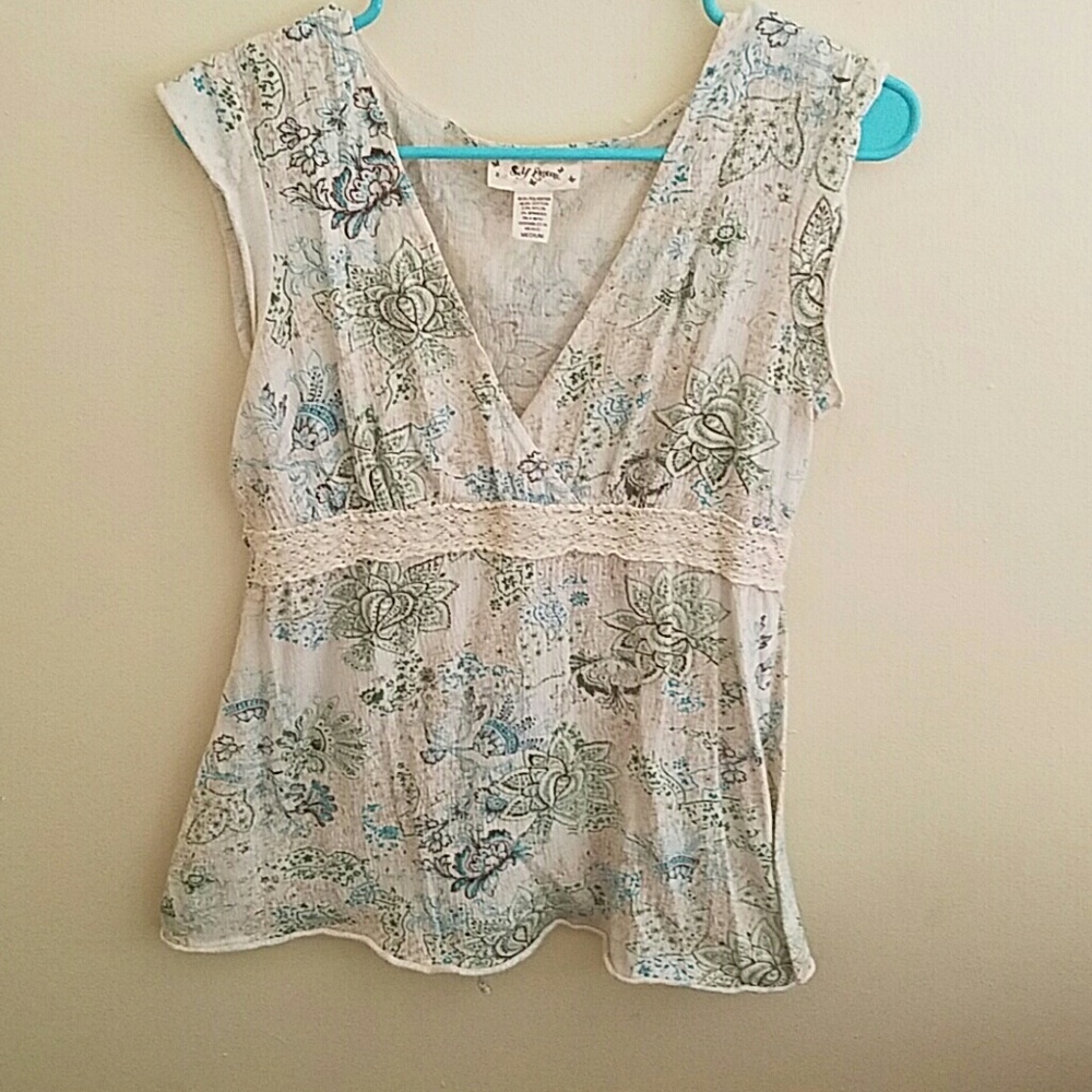 BOHO SHIRT- SZ MEDIUM