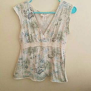 BOHO SHIRT- SZ MEDIUM