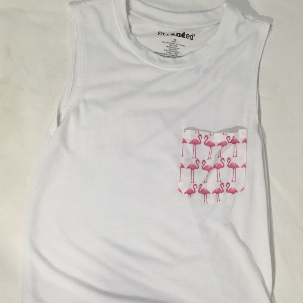 Flamingo pocket top!!