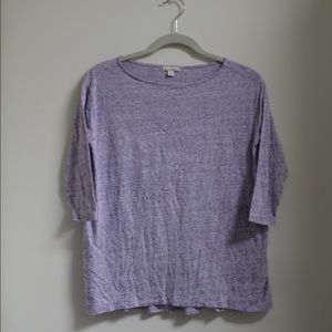 GAP Purple Piko Top