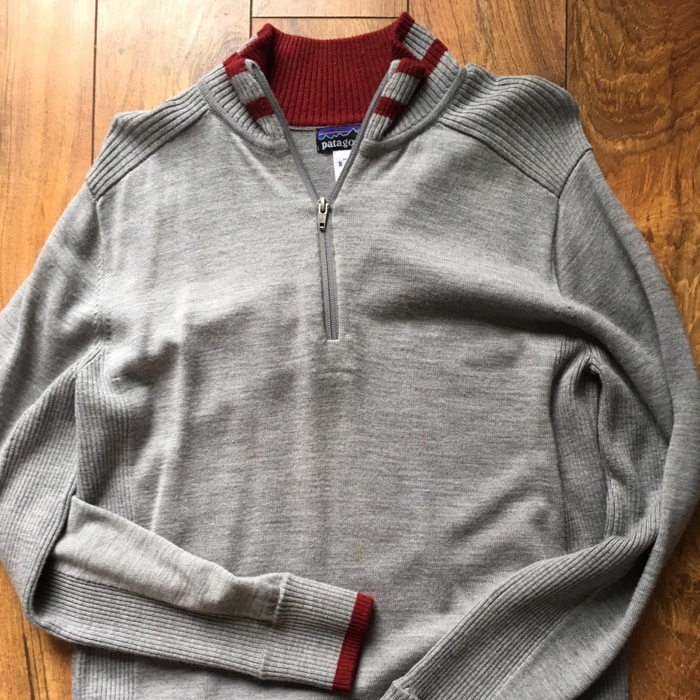 Quarter-zip lightweight sweater