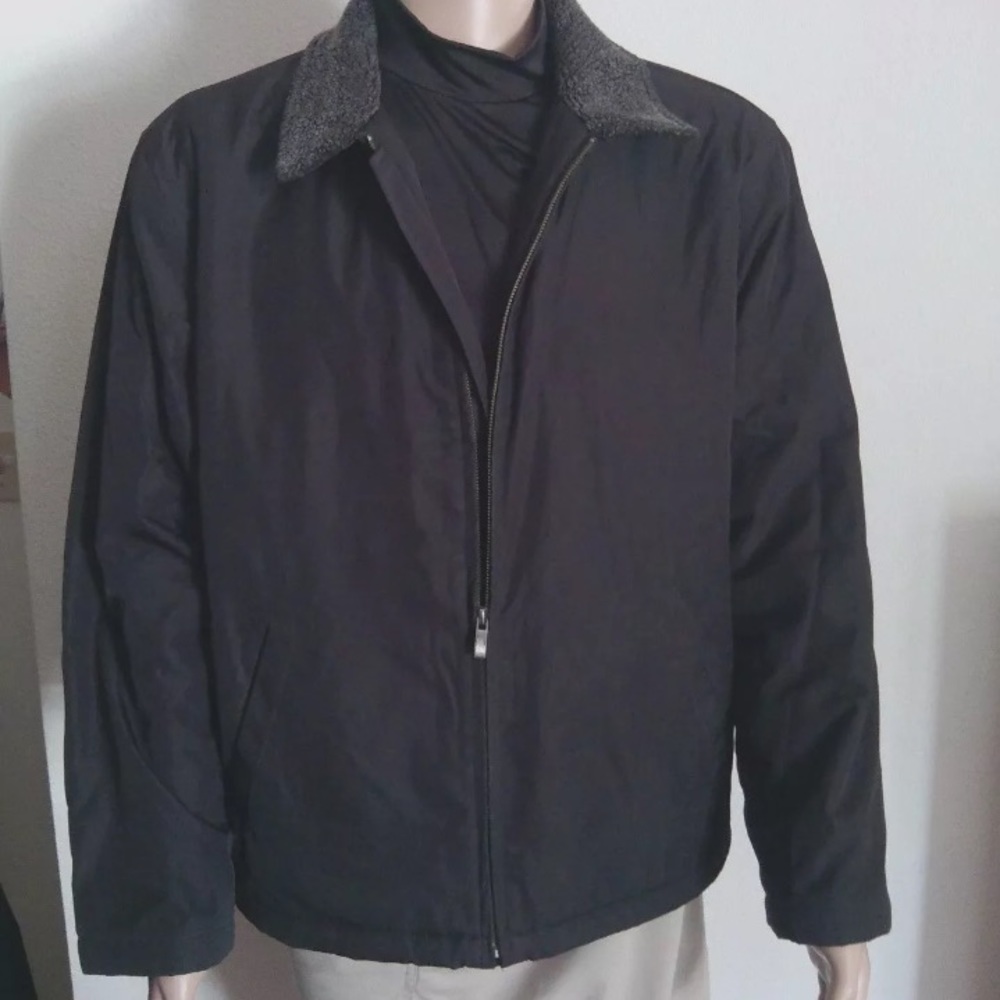 Men's black Structure jacket Large w/fleece lining