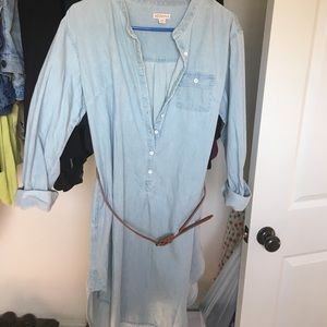 Merona denim dress new never worn
