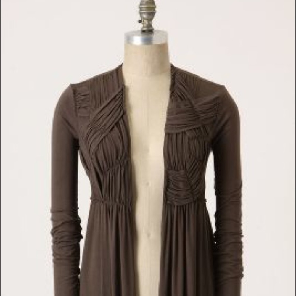 🚨Sold Anthropologie Choose Path Black Cardigan